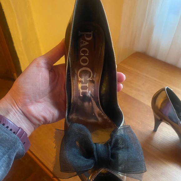 Paco gil gold heels. Made in Spain - Picture 3 of 4